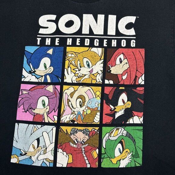 Vintage Y2K Sonic The Hedgehog T Shirt - Picture 2 of 3